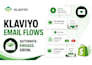 setup klaviyo email flows for shopify ecommerce automation